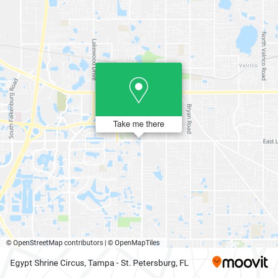 Mapa de Egypt Shrine Circus