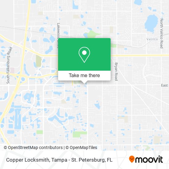 Mapa de Copper Locksmith