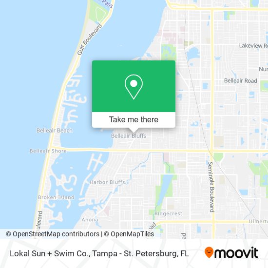 Lokal Sun + Swim Co. map