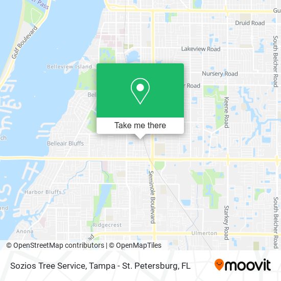 Mapa de Sozios Tree Service