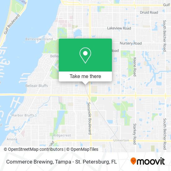 Commerce Brewing map