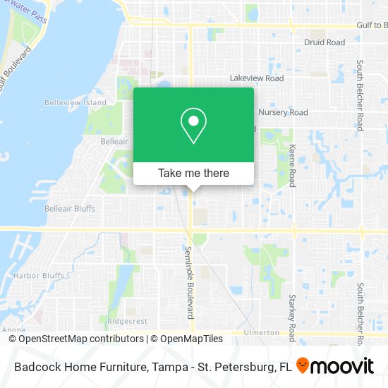 Badcock Home Furniture map
