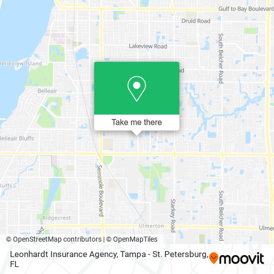 Mapa de Leonhardt Insurance Agency