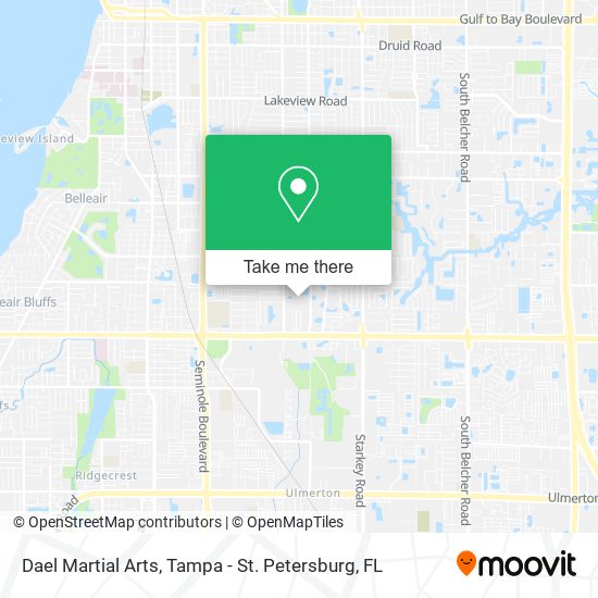 Dael Martial Arts map