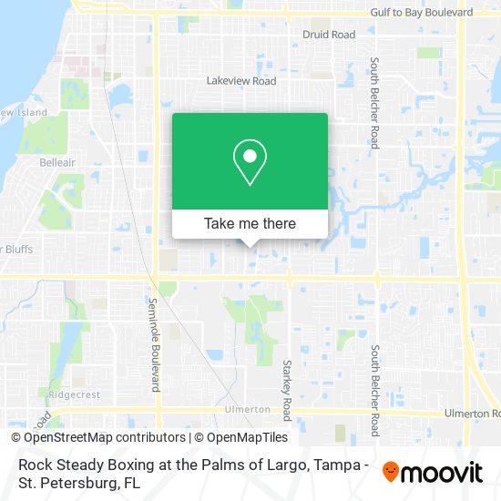 Rock Steady Boxing at the Palms of Largo map