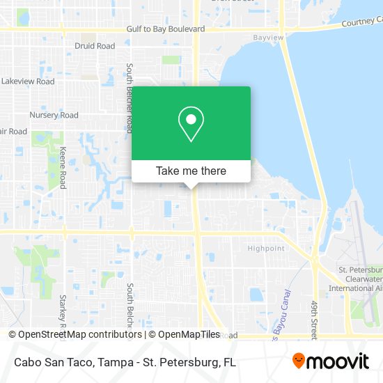 Cabo San Taco map
