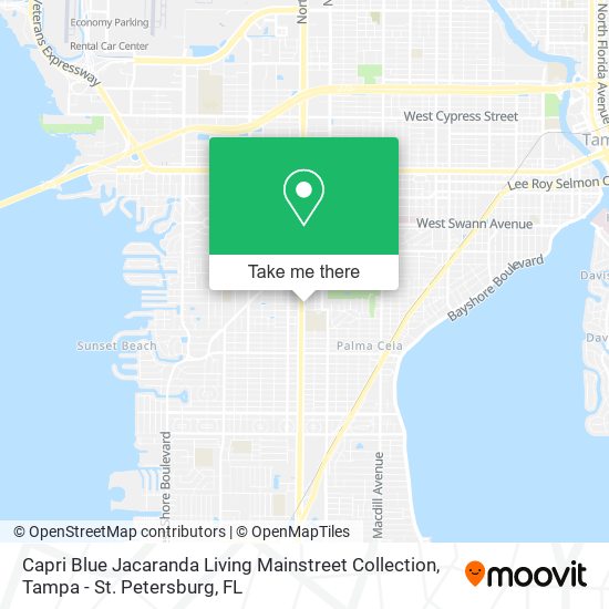 Capri Blue Jacaranda Living Mainstreet Collection map
