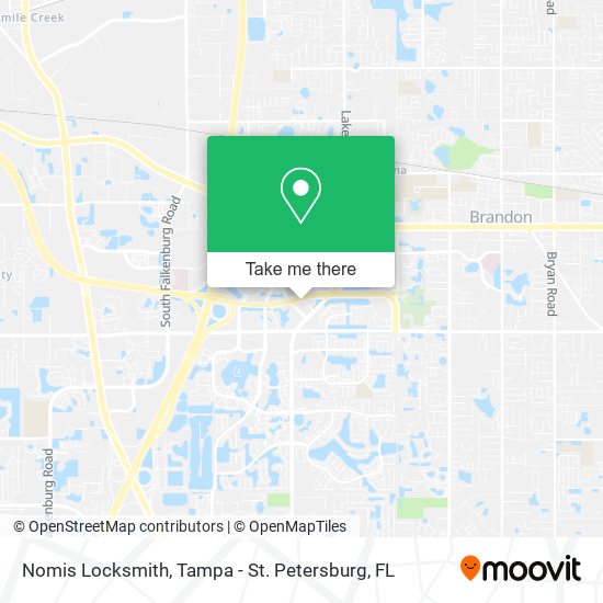 Nomis Locksmith map