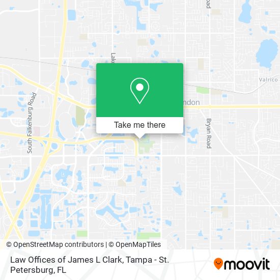 Law Offices of James L Clark map