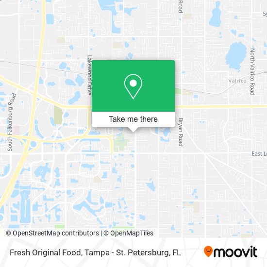 Fresh Original Food map