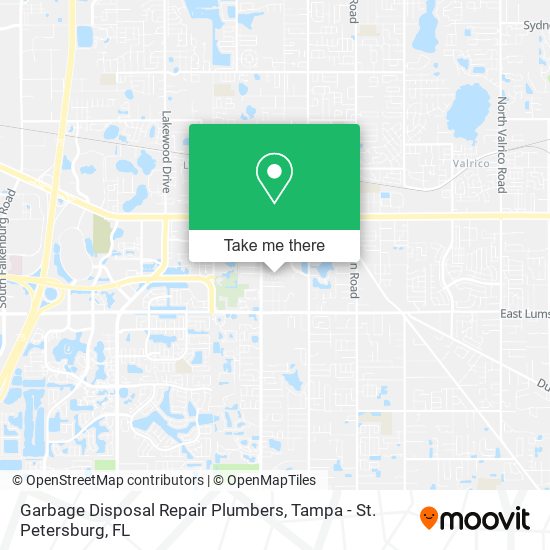 Garbage Disposal Repair Plumbers map