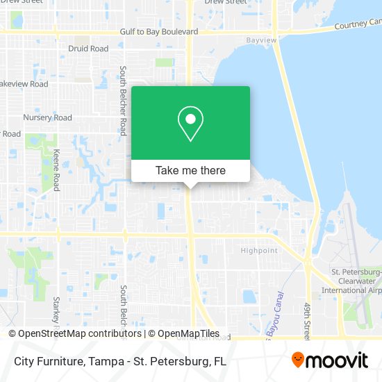 City Furniture map