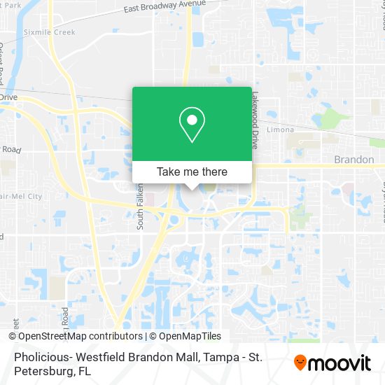 Pholicious- Westfield Brandon Mall map