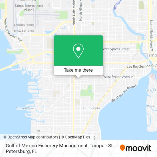Mapa de Gulf of Mexico Fisherery Management