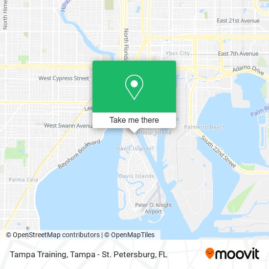 Mapa de Tampa Training