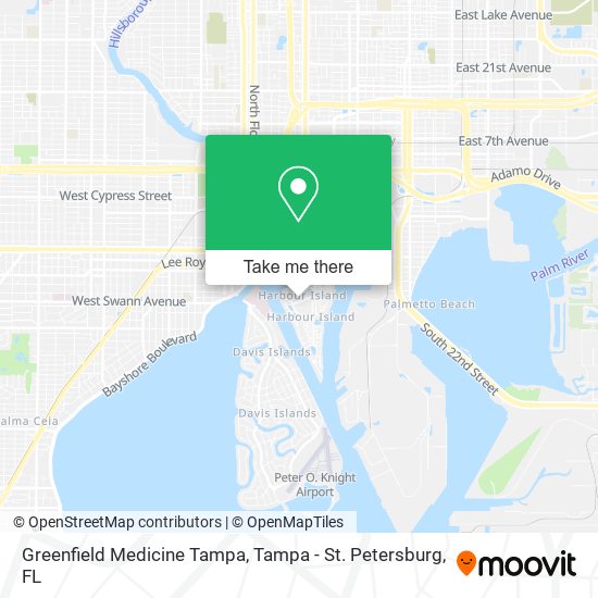 Mapa de Greenfield Medicine Tampa