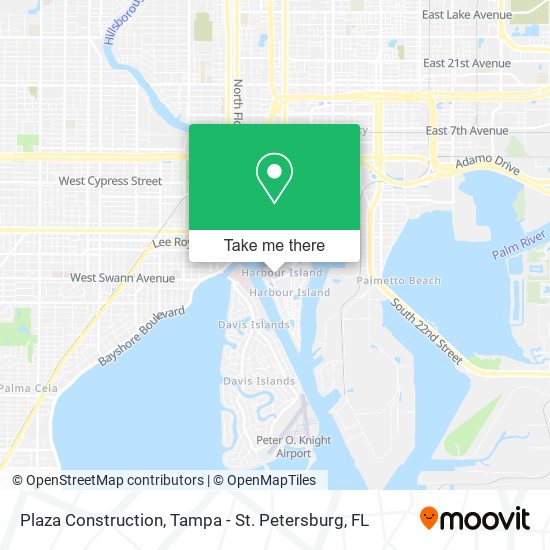 Plaza Construction map