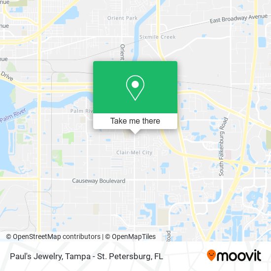 Mapa de Paul's Jewelry