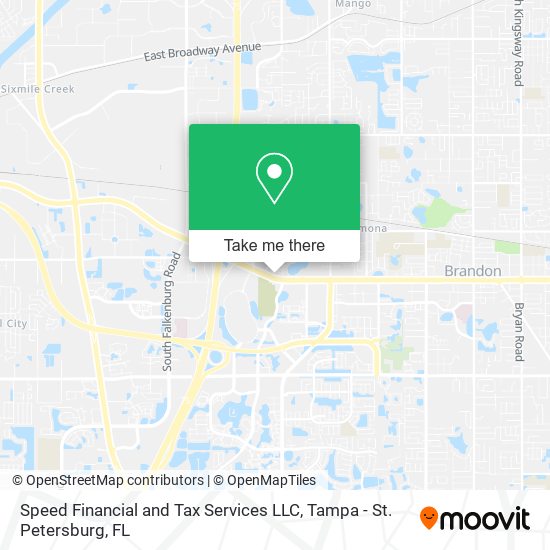 Speed Financial and Tax Services LLC map