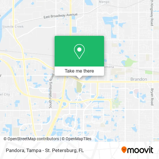 Pandora map