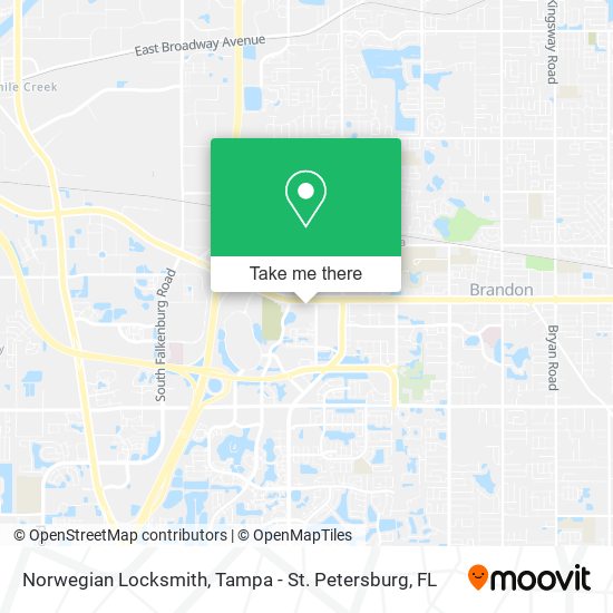 Mapa de Norwegian Locksmith