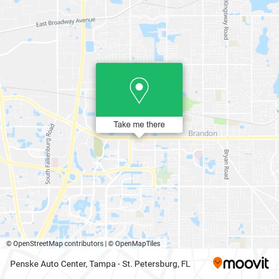 Penske Auto Center map