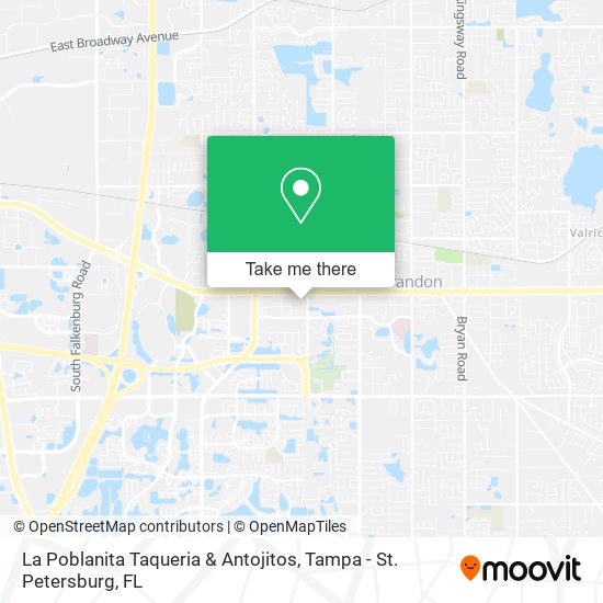 La Poblanita Taqueria & Antojitos map