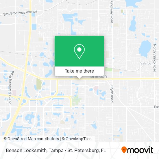 Benson Locksmith map