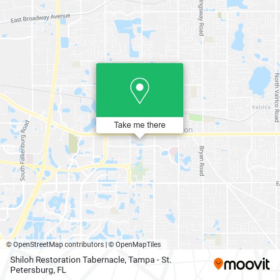 Mapa de Shiloh Restoration Tabernacle