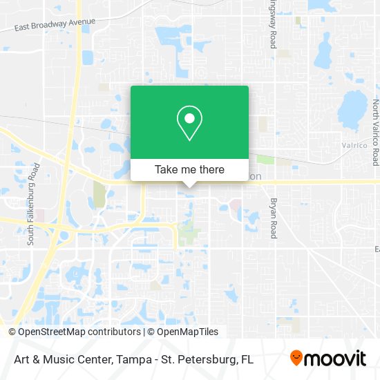 Mapa de Art & Music Center