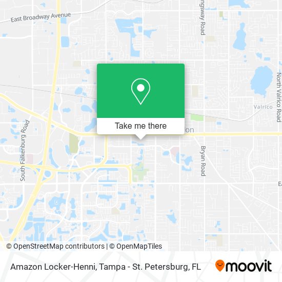 Amazon Locker-Henni map