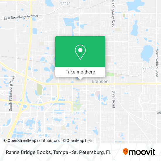 Rahn's Bridge Books map