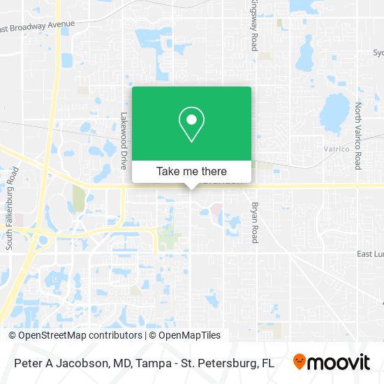 Peter A Jacobson, MD map