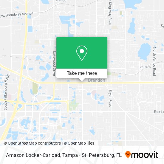 Mapa de Amazon Locker-Carload