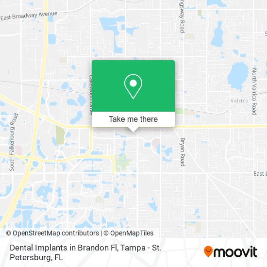 Mapa de Dental Implants in Brandon Fl