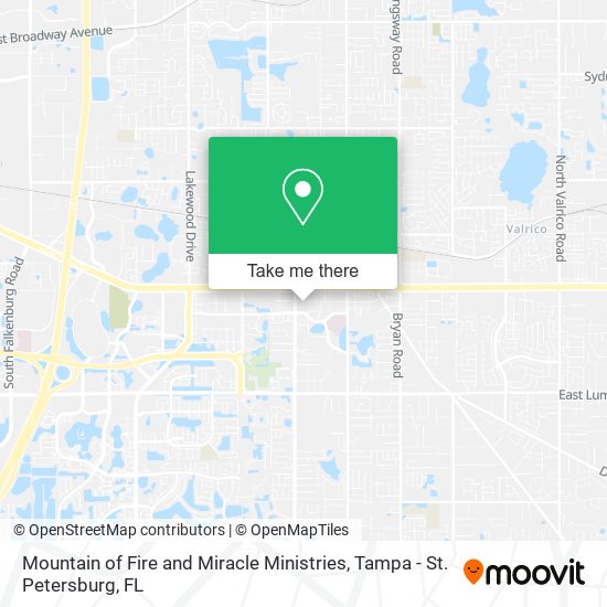 Mountain of Fire and Miracle Ministries map