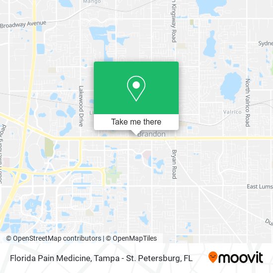 Florida Pain Medicine map