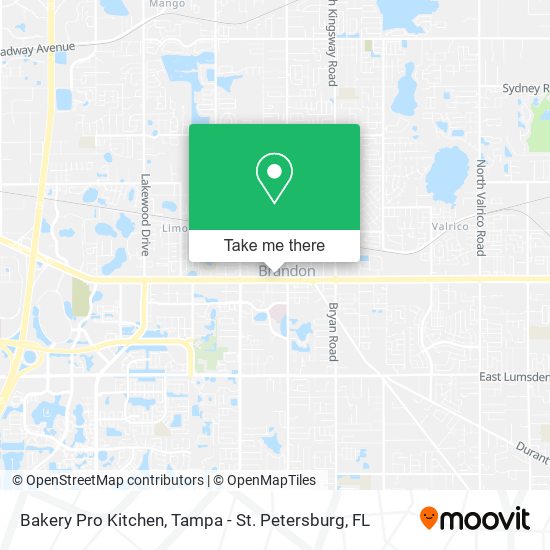 Mapa de Bakery Pro Kitchen