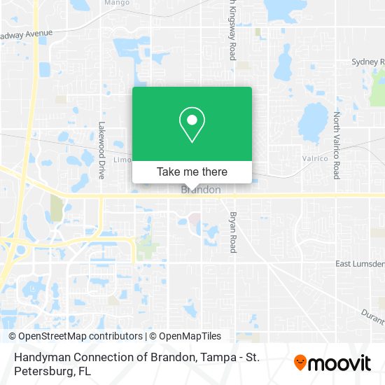 Mapa de Handyman Connection of Brandon