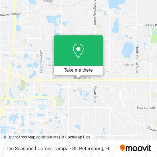 Mapa de The Seasoned Corner