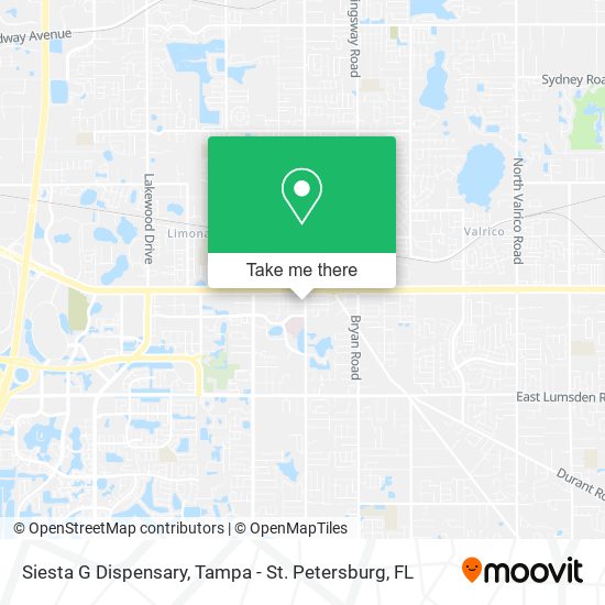 Mapa de Siesta G Dispensary