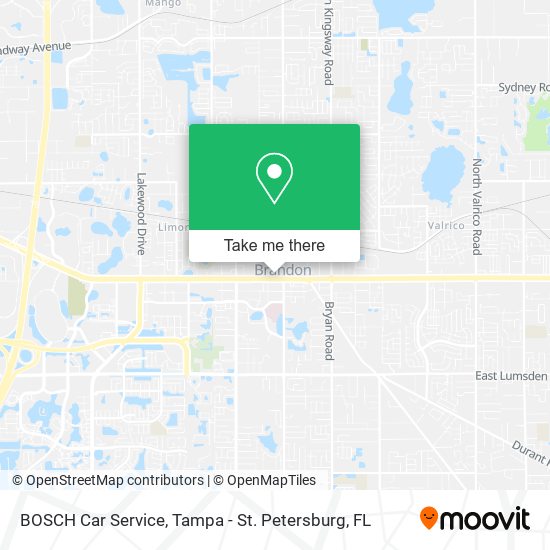 Mapa de BOSCH Car Service