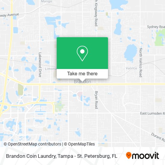 Brandon Coin Laundry map