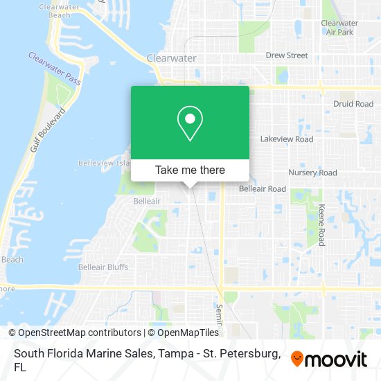 Mapa de South Florida Marine Sales