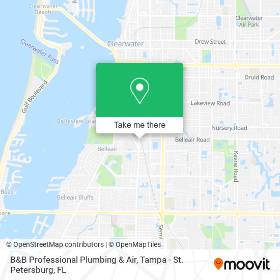 Mapa de B&B Professional Plumbing & Air