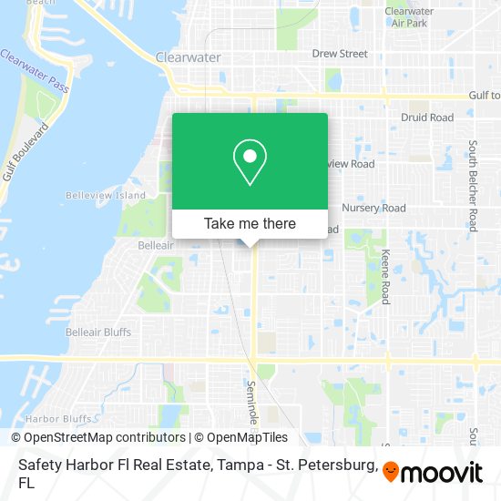 Safety Harbor Fl Real Estate map