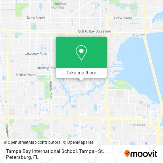 Mapa de Tampa Bay International School