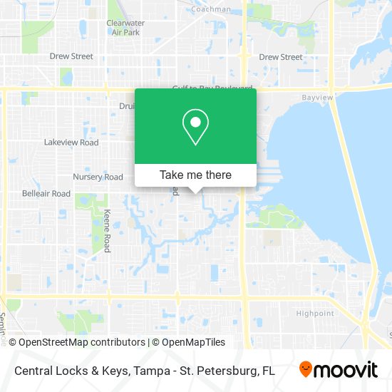 Central Locks & Keys map