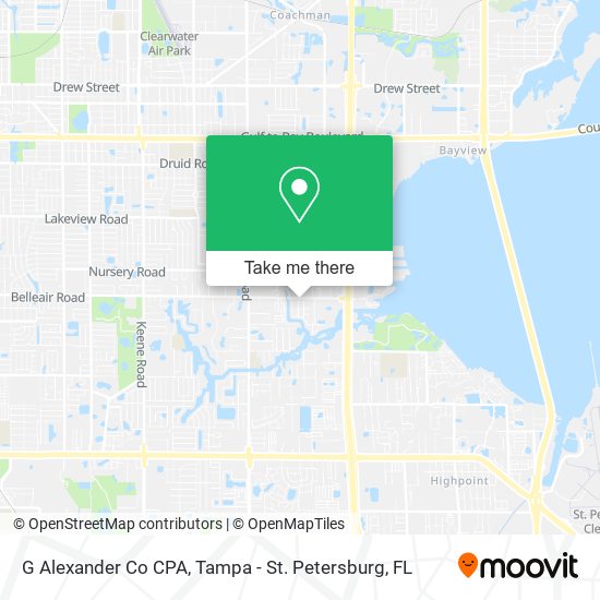 Mapa de G Alexander Co CPA
