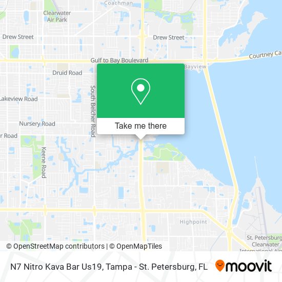 N7 Nitro Kava Bar Us19 map